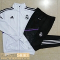 Jacket Real Madrid White Mens 2022 2023 JK413