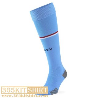 Football Socks Manchester City Home Mens 2022 2023