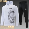 KIT: Hoodie PSG White Kids 2022 2023 TK292