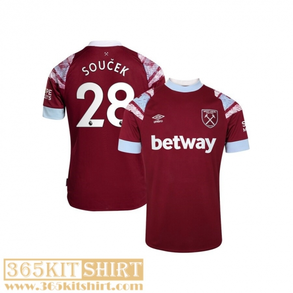 Football Shirt West Ham United Home Mens 2022 2023 Soucek 28