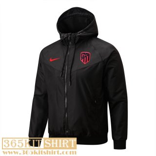 Windbreaker Atletico Madrid black Mens 2022 2023 WK69