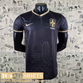 Football Shirts Brazil Black Mens 2022 2023 AG18