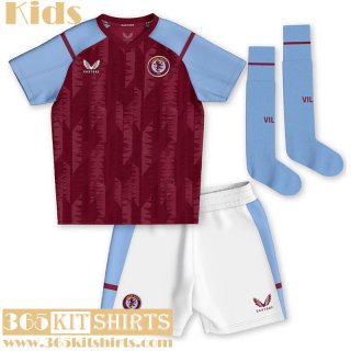 Football Shirts Aston Villa Home Kids 2023 2024