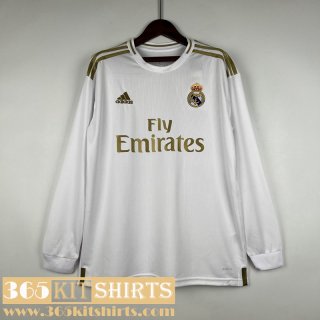 Retro Football Shirts Long Sleeve Real Madrid Home Mens Long Sleeve 19/20 FG297