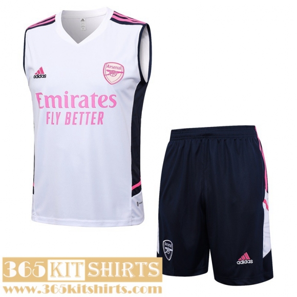 Training Sleeveless Arsenal White Mens 2023 2024 TG877