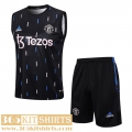 Training Sleeveless Manchester United black Mens 2023 2024 TG882