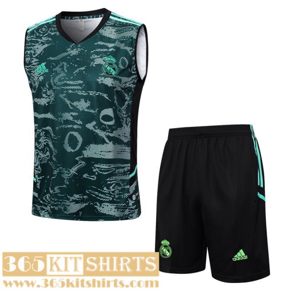 Training Sleeveless Real Madrid dark green Mens 2023 2024 TG885