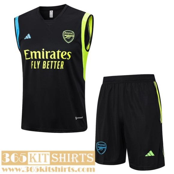 Training Sleeveless Arsenal black Mens 2023 2024 TG892