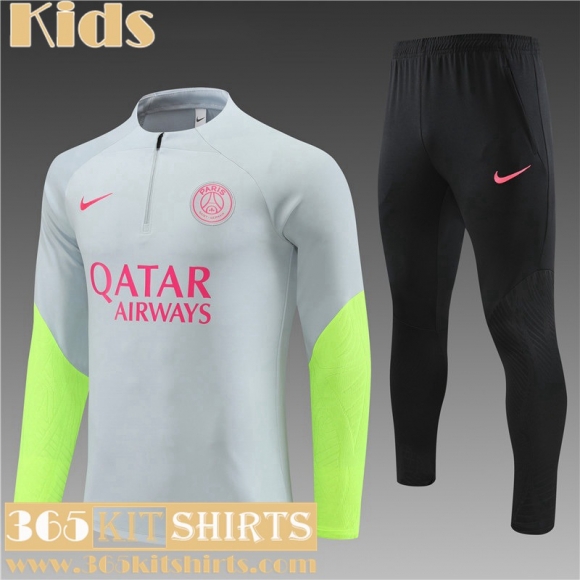 KIT: Training PSG light grey Kids 2023 2024 TK646