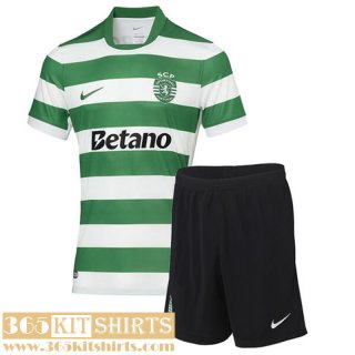 Football Shirts Sporting Lisbon Home Kids 25 26