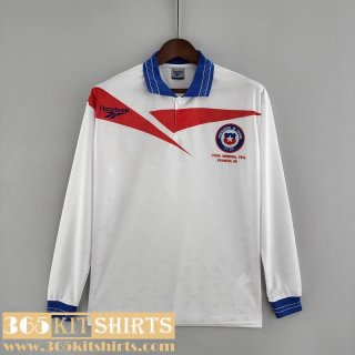 Retro Football Shirts Chile Away Mens Long Sleeve 1998 FG159