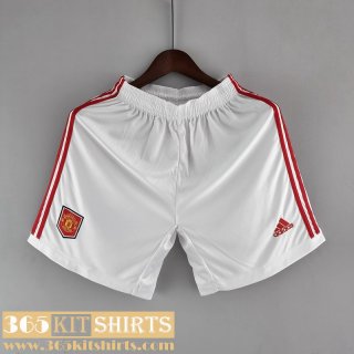 Football Shorts Manchester United White Mens 22 23 DK183