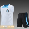 Training Sleeveless Inter Milan White Mens 22 23 TG395