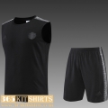 Training Sleeveless Manchester United black Mens 22 23 TG402