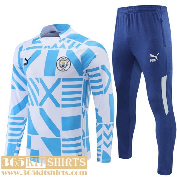 Training Manchester City White Blue Mens 22 23 TG305