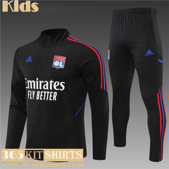 KIT:Training Lyon black Kids 22 23 TK317