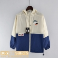 Windbreaker Sport White Blue Mens 22 23 WK92