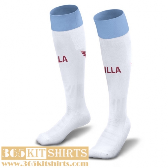 Football Socks Aston Villa Away Mens 2023 2024