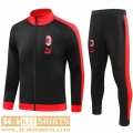 Jacket AC Milan black Mens 2023 2024 JK811 Jacket AC Milan black Mens 2023 2024 JK811