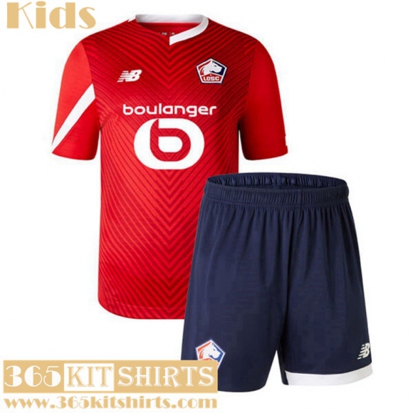 Football Shirts Lille OSC Home Kids 2023 2024