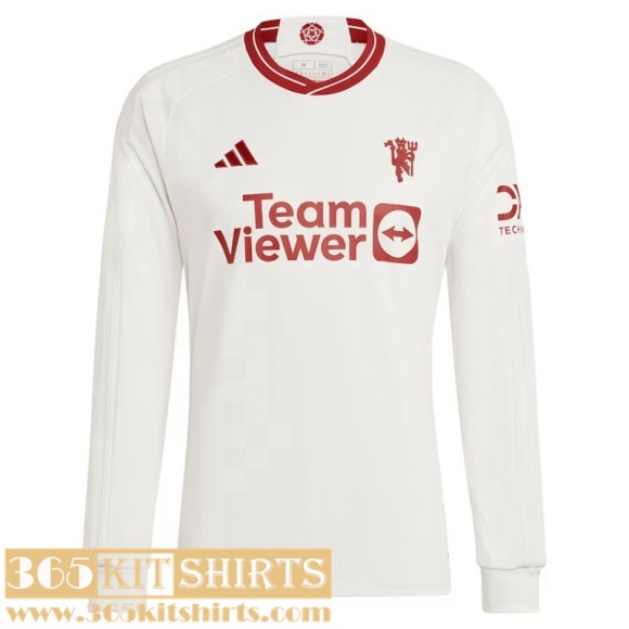 Football Shirts Manchester United Third Mens Long Sleeve 2023 2024