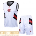 Training Sleeveless Flamengo White Mens 2023 2024 TG941