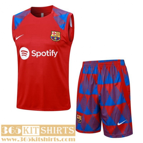 Training Sleeveless Barcelona Red Mens 2023 2024 TG943