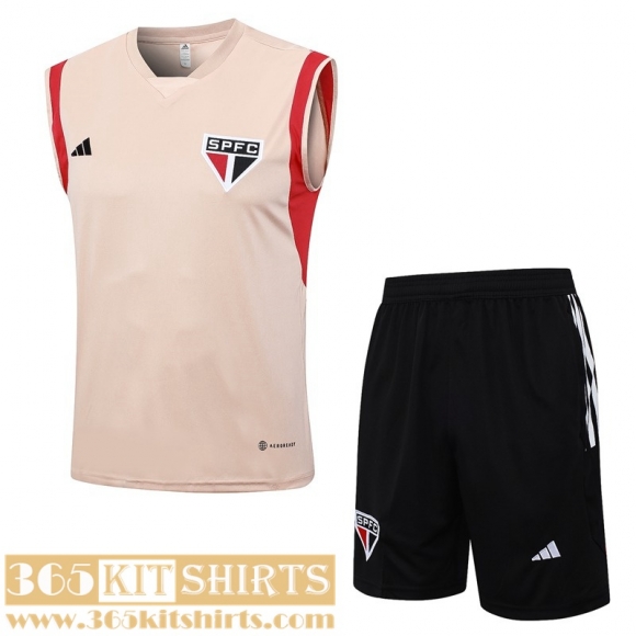 Training Sleeveless Sao Paulo pink Mens 2023 2024 TG949 Training Sleeveless Sao Paulo pink Mens 2023 2024 TG949