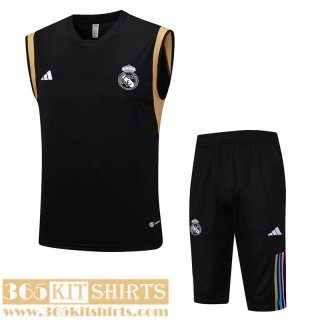 Training Sleeveless Real Madrid black Mens 2023 2024 TG960