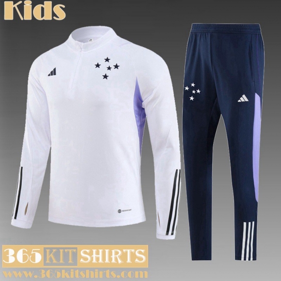 Training Cruzeiro White Kids 2023 2024 TK706