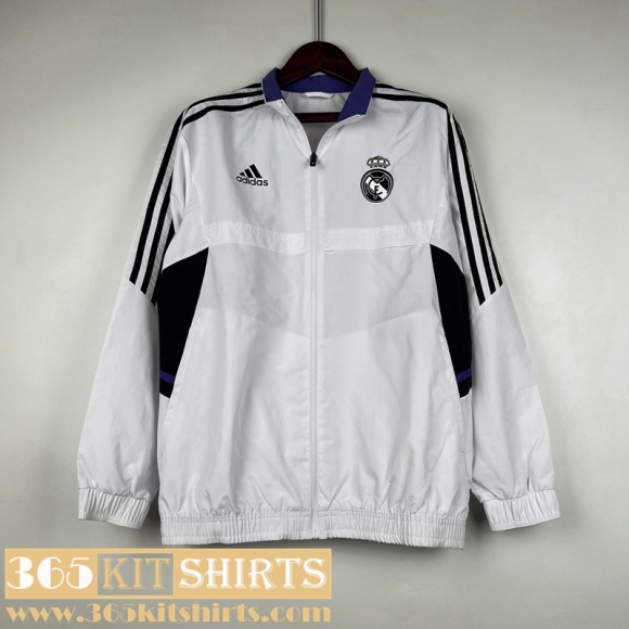 Windbreaker Real Madrid White Mens 2023 2024 WK529