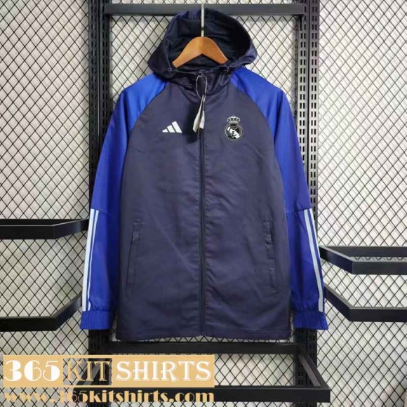 Windbreaker Real Madrid blue Mens 2023 2024 WK538