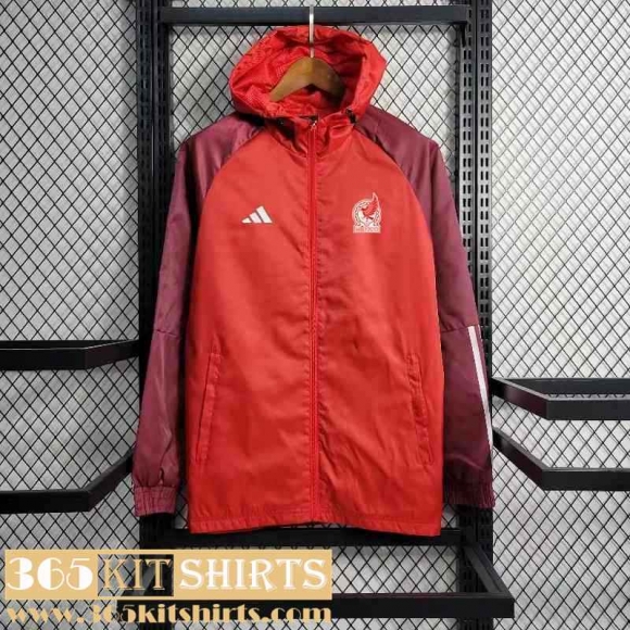 Windbreaker Mexico Red Mens 2023 2024 WK567