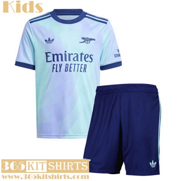 Football Shirts Arsenal Third Kids 2024 2025