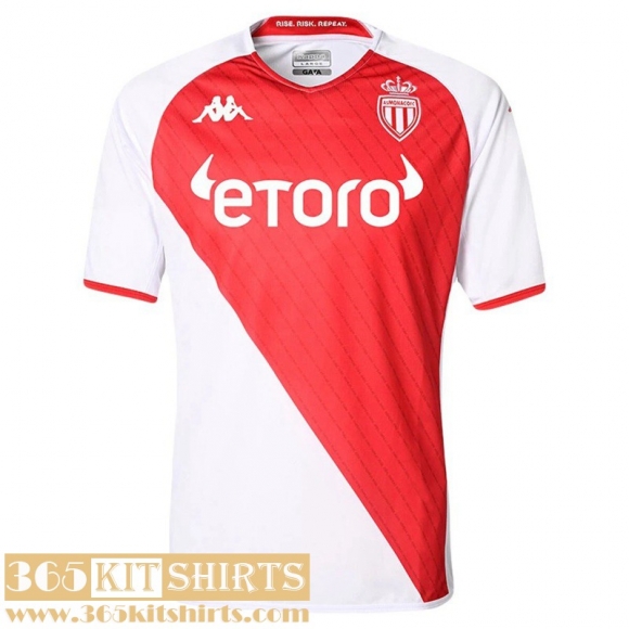 Football Shirts AS monaco Home Mens 2022 2023