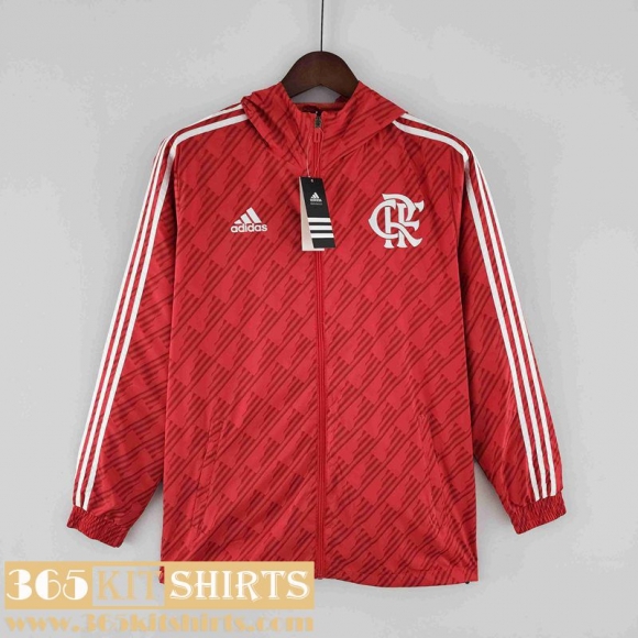 Windbreaker flamengo red Mens 2022 2023 WK119