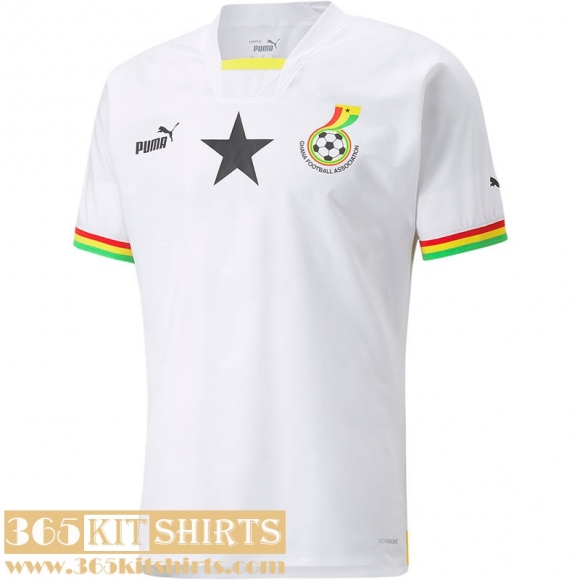 Football Shirts Ghana Home Mens World Cup 2022