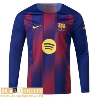 Football Shirts Barcelona Home Mens 25 26 long sleeves