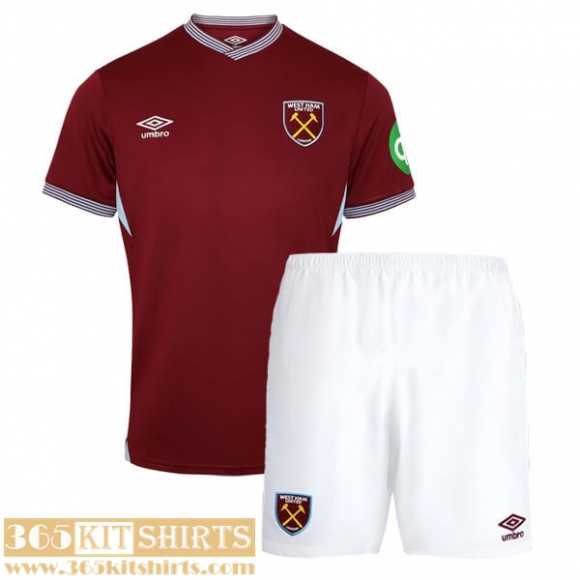 Football Shirts West Ham United Home Kids 25 26 Football Shirts West Ham United Home Kids 25 26