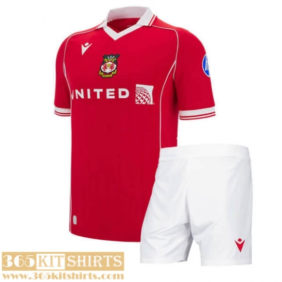 Football Shirts Wrexham Home Kids 25 26 Football Shirts Wrexham Home Kids 25 26